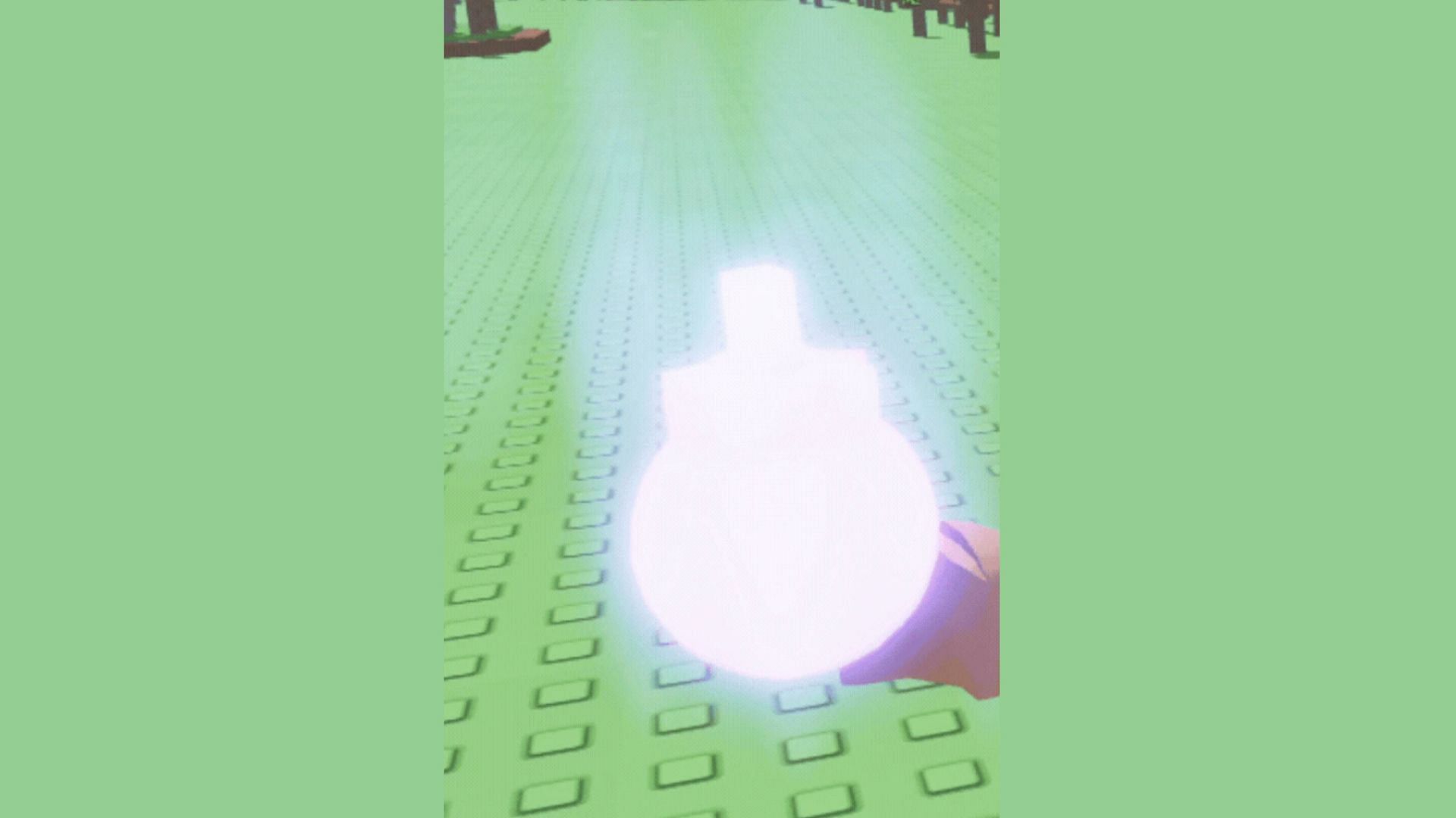 A fruit with the Aurora Mutation (Image via Roblox)